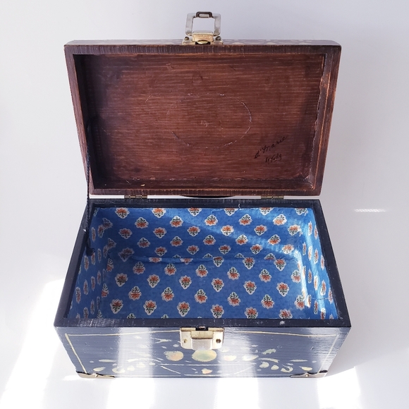 Vintage Bicentennial Wooden Box Purse - Picture 10 of 12